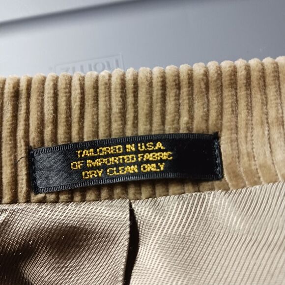 Coachman Clothier  Tailored Corduroy Blazer/ Jacket. USA Made. Men's/ Boys Large - Picture 2 of 11